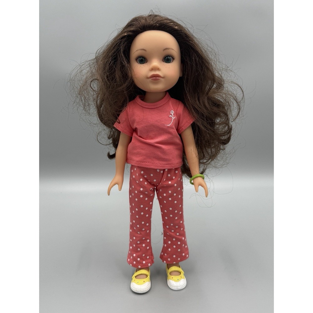 Playmates Toys Hearts for Hearts Girls Doll Dell Brown Hair Green Eyes